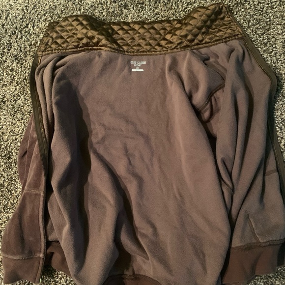Vintage brown zip up..super soft!! - Picture 3 of 3